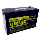 Bateria Duran Gel Selada 12v 9ah Nobreak Vrla Agm