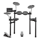 Bateria Eletrônica De 7 Peças Yamaha Dtx 402 Cor Preta
