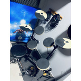 Bateria Eletrônica Roland Td 4kp Preta Portátil Bco E Ped