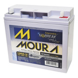 Bateria Estacionária 18ah Moura Nobreak Vrla 12v Mva 18