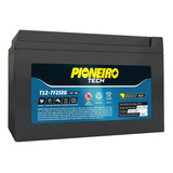 Bateria Estacionária Pioneiro Tech T12 7f2seg 12v 7ah