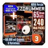 Bateria Ezdrummer 3 Ez Drummer 2 Full All Atualizado Wind