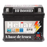 Bateria Heliar 60ah Sem Troca P carros Start Stop Hfb60hd