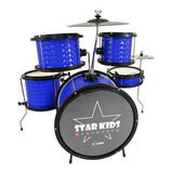 Bateria Infantil Luen Star Kids Azul