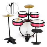 Bateria Infantil Rock Baby 2 Tons Profissional Com Chimbal