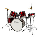 Bateria Infantil Turbo Jr 4322 Vermelho