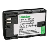 Bateria Kastar Lp-e6 2950mah Câmera Digital Máquina Fotográf