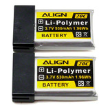 Bateria Lipo Align Hbp05301t 3 7v 530mah 1s 1p