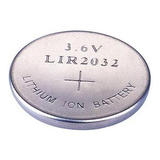 Bateria Lir2032 Cr2032 Recarregavel Li ion 3 6v