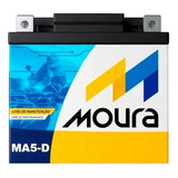 Bateria Moto 5ah Amperes Ma5 d Moura