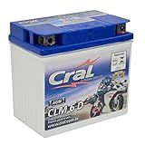 Bateria Moto 6A 12v Selada Cral Polo Positivo Direito