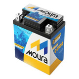 Bateria Moura 12v 6ah Honda Cg 150 Sport Titan Cb300f Sh 125