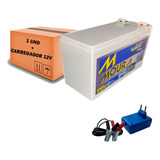 Bateria Moura 12v 9ah Para Brinquedo Carregador 12v