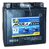 Bateria Moura Moto Ma12 e 12 Ah