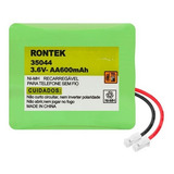 Bateria Nimh P telefone S fio 3 6v 600mah 3xaa Conector Gp