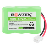 Bateria Nimh P telefone Sem Fio 3 6v 600mah 3x2 3aa Rontek