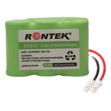 Bateria Nimh Para Telefone Sem Fio 3 6v 600mah 3x2 3aa