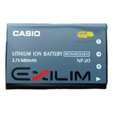 Bateria Np 20 Para Câmera Casio