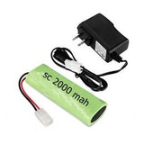 Bateria Para Carrinho 7 2v 2000mah Sc Com Carregador