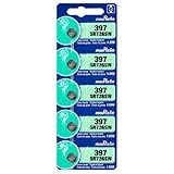Bateria Para Relogios 397 SR726SW Murata Kit Com 5 Unidades