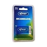 Bateria Recarregável 9 Volts Knup 9v 450mah Original