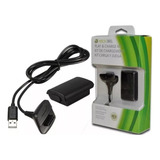 Bateria Recarregável Controle Xbox 360 Com Carregador