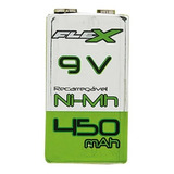 Bateria Recarregavel Flex Fx 9v 45b1