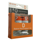 Bateria Recarregavel Grande Tipo D 12000mwh Tipo C Genai 5v
