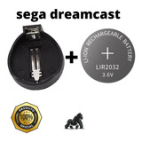 Bateria Recarregavel Lir2032 Com Suporte Para Sega Dreamcast