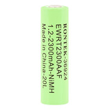Bateria Recarregável Nimh Aa 1 2v 2300mah Sem Top Rontek