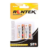 Bateria Recarregável Nimh Aaa 1 2v 900mah Emb 4 Peças