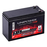 Bateria Selada 12v 9a Up1290 Nobreak Alarme 9ah Unipower 