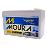 Bateria Selada Agm Moura 7ah 12v Brinquedo Nobreak Lanterna