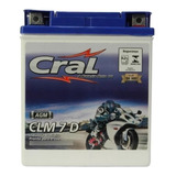 Bateria Selada Cral Moto 7ah 12v