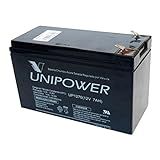 Bateria Selada UP1270 12V 7A Unipower
