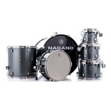 Bateria Tagima Nagano Garage Rock 22 Metallic Grey C Banco Cor Metallic graphite