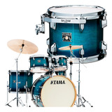 Bateria Tama Superstar Shell Pack Azul Com Bumbo 22 5 Peças