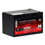 Bateria Unipower 12v 12ah Bicicleta Bike Elétrica Scooter