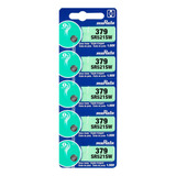 Baterias Murata anteriormente Sony 379 Sr521sw Tamanho De Botão 1 55 Volts Pacote Com 5 Unidades