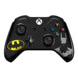 Batman Adesivo Skin Controle Xbox One   Carbono Preto
