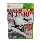 Batman Arkham City Xbox 360 Game Of The Year Edition Game