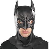 Batman O Cavaleiro Das Trevas Adulto Batman Máscara De Látex Preto Tamanho Nico