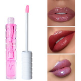 Batom Gloss Latex Max Love Brilhante Incolor Glitter Cores Cor 13 Rosa Chiclete Morango