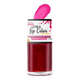 Batom Lip Tint Top Beauty 7ml Natural Lip Color 06 Acabamento Liptint Cor Rosa chiclete