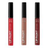 Batom Liquido Lip Paint Semi Matte Hidratante Avon 7ml 3 Uni
