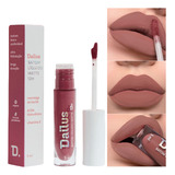 Batom Líquido Matte Cor Nude De Longa Duração Dailus