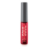 Batom Líquido Soul Tint Mood Vermelho Happy 5 5ml Eudora Acabamento Não Se Aplica Cor Vermelho Saudável