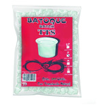 Batoque Transparente Tts P Pacote C 500 Unidades Tattoo