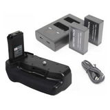 Battery Grip 2 Baterias carr Duplo P Canon 800d T7i 77d