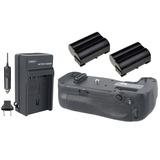 Battery Grip 2 Baterias En el15 Carregador Para Nikon D5000